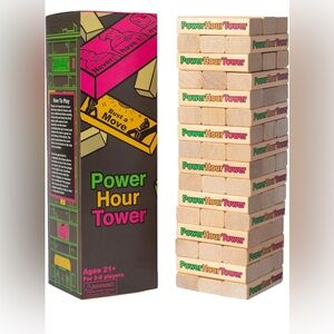 Party Game, Power Hour Tower, brand new in packaging